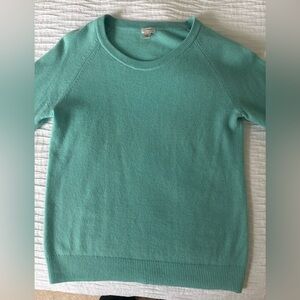 Women’s cashmere Halogen Aqua Crew Neck Sweater